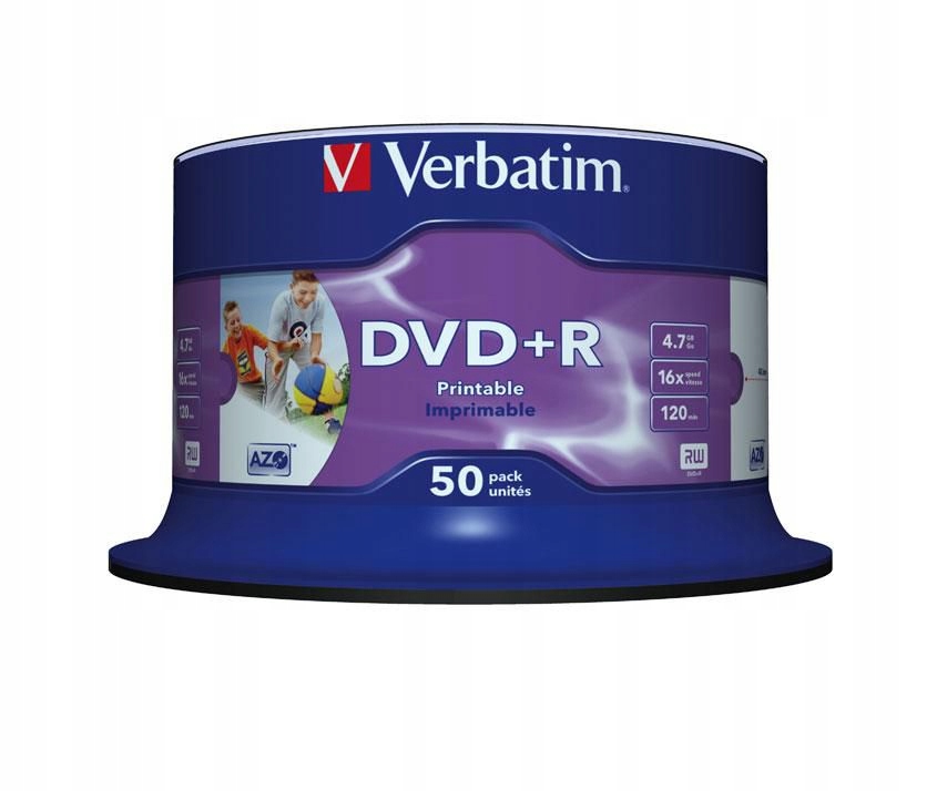 Verbatim DVD+R printable 16X Wide 4.7GB