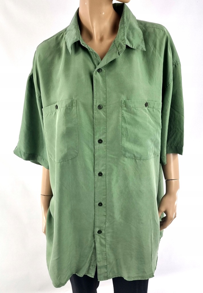 SILK PASSAGE KOSZULA JEDWABNA JEDWAB 48 4XL yy