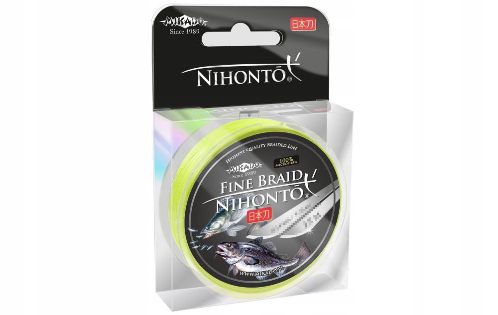 Mikado Nihonto Fine Braid 0.23 Fluo 100m