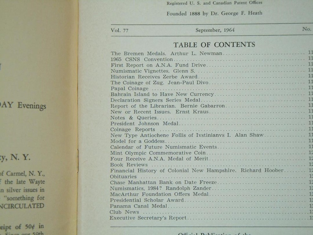 Купить Нумизмат, сентябрь 1964 г.: отзывы, фото, характеристики в интерне-магазине Aredi.ru