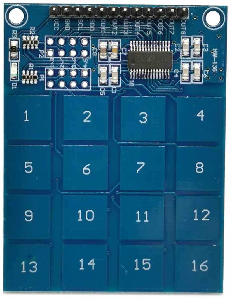 Klawiatura dotykowa TTP229 - 16 przycisków