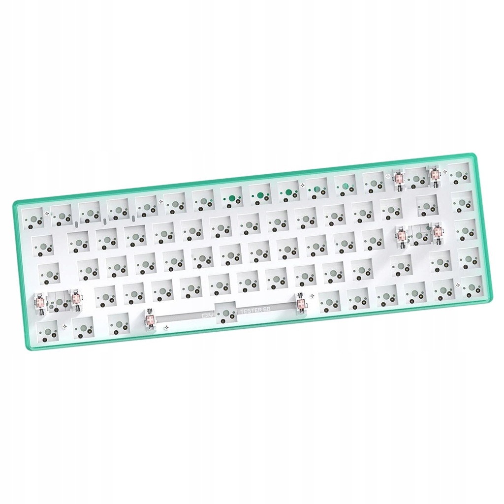 Key Tester68 Mechanical Keyboard Kits 2.4G/Bluetooth 5.0 green option 16