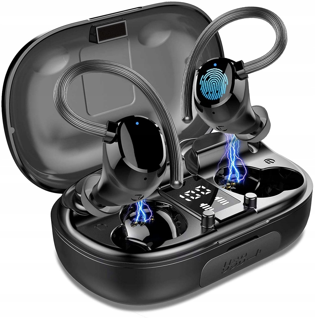 BEZPRZEWODOWE SŁUCHAWKI BLUETOOTH 5.0 TWS-Q22 - Czarne