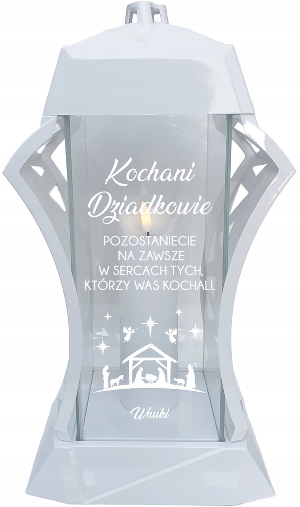 DUŻA KAPLICZKA NOWOŚC Boże Narodzenie dla Babci Dziadka Dziadków z Podpisem