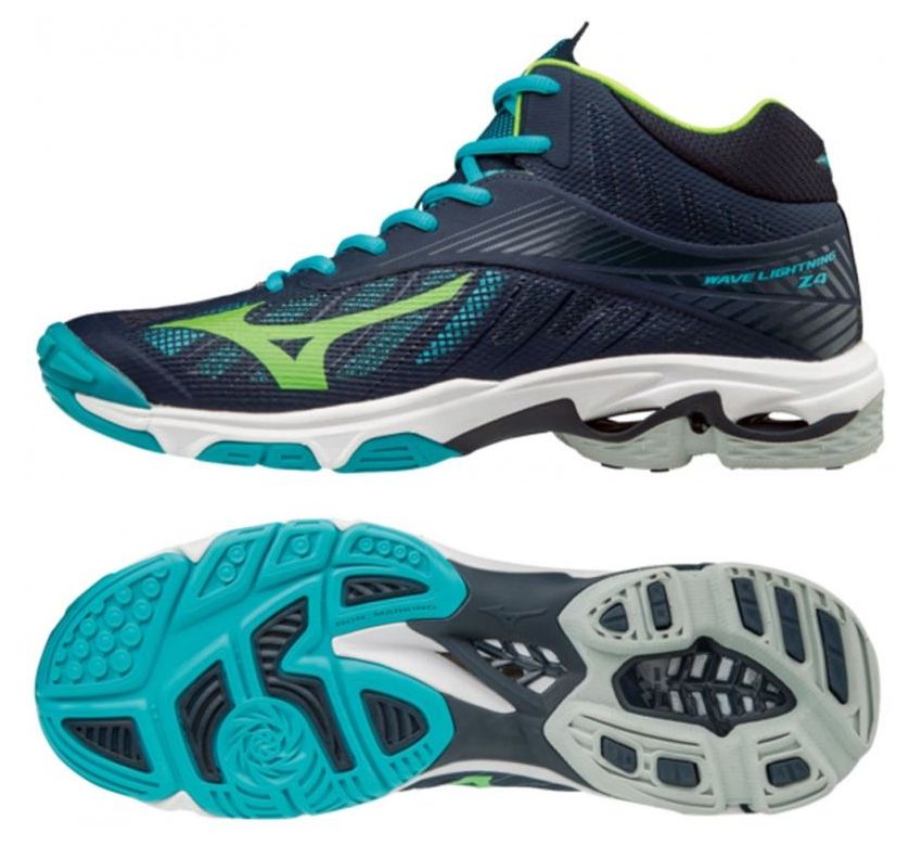 mizuno wave lightning z4 mid blue