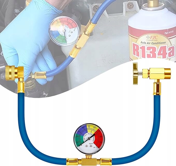 Купить ШЛАНГ С МАНОМЕТРОМ И КЛАПАНОМ ДЛЯ КОНДИЦИОНЕРА R134A: отзывы ...