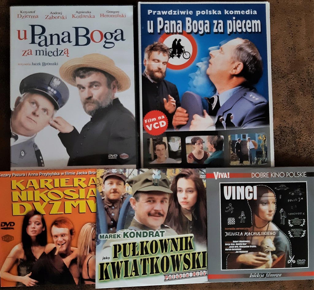 dvs. Overflødig Monopol POLSKIE KOMEDIE - ZESTAW FILMÓW 5 SZTUK - NOWE ! ! - 10010159673 -  oficjalne archiwum Allegro