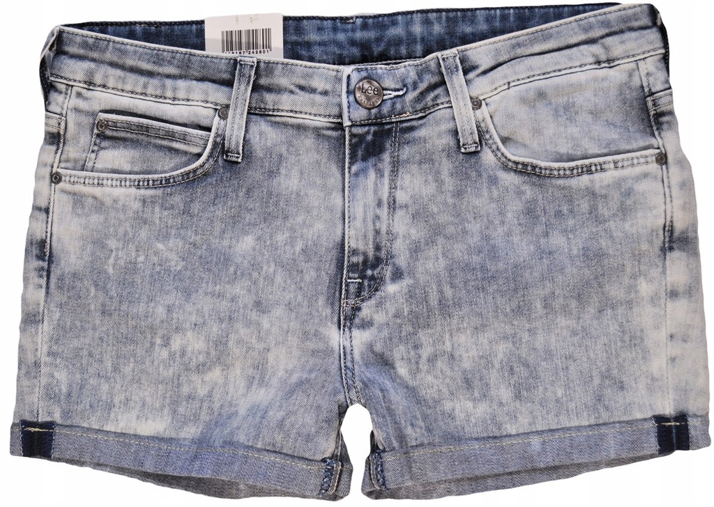 LEE spodenki JEANS blue SCARLETT SHORT _ W29