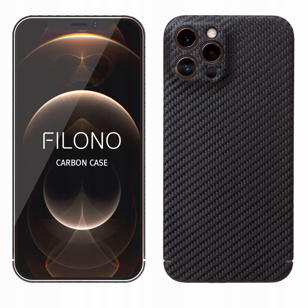 FILONO Carbon etui na iPhone 12 Pro Max