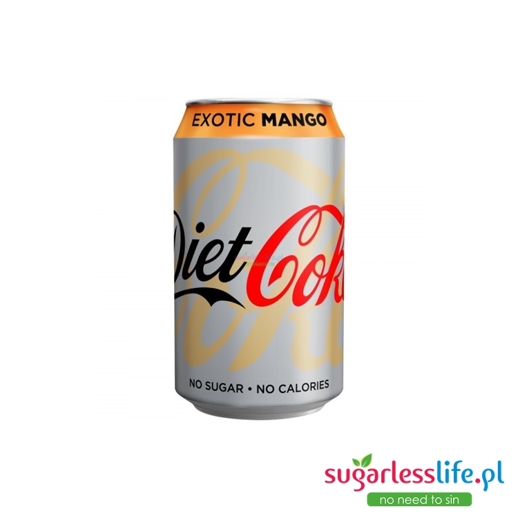 Diet Coke Exotic Mango 24x330ml Zgrzewka BEZ CUKRU