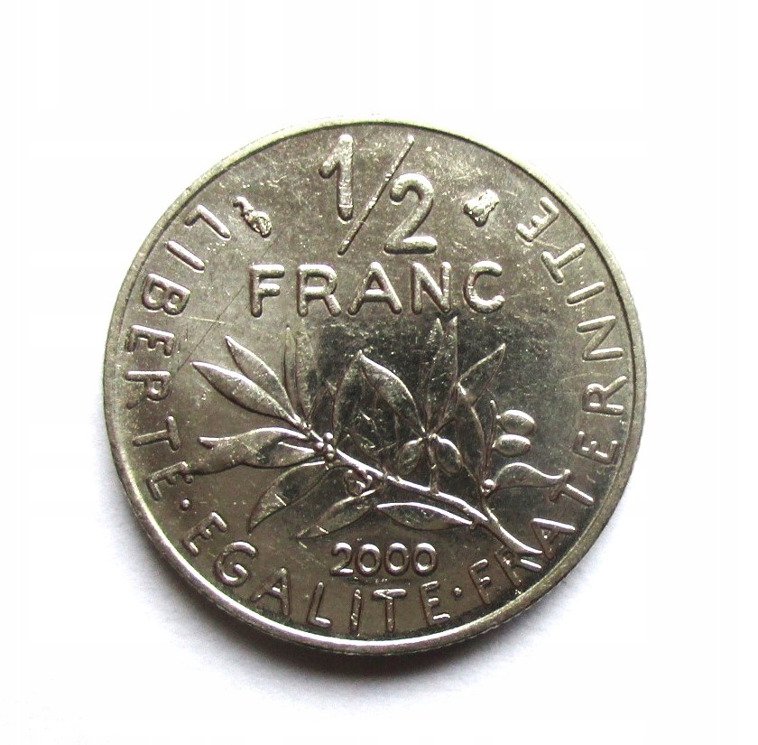 1/2 Franka 2000 r. Francja