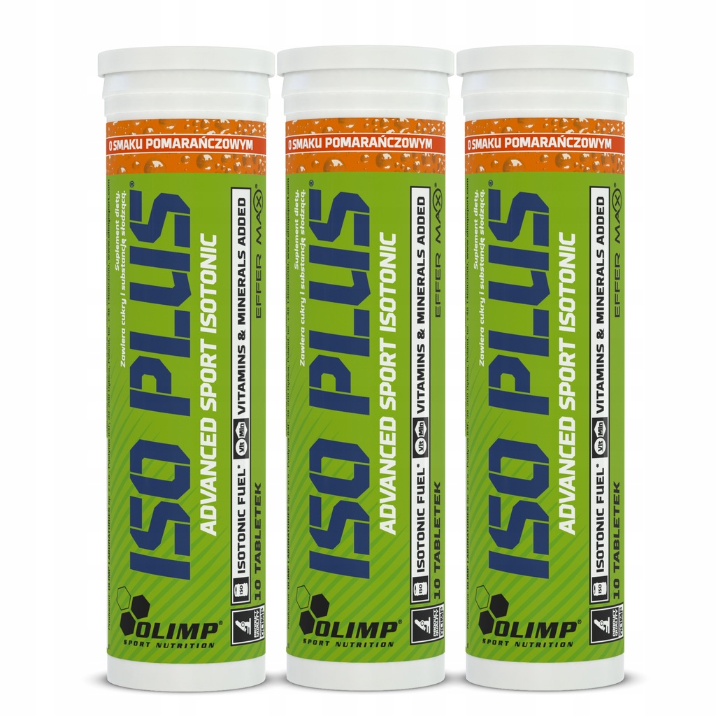 OLIMP ISO PLUS 3X10tabl mus. IZOTONIK WĘGLOWODANY