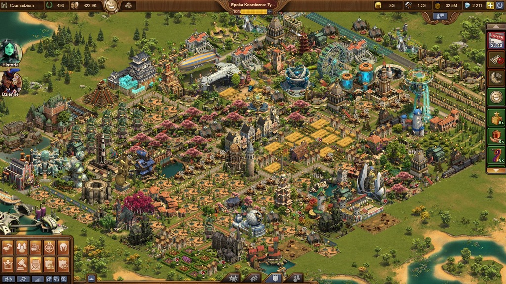 Czas na Forge of Empires Świat J Top 500 Jowisz