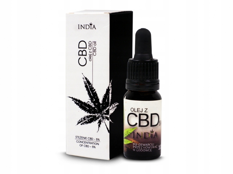 OLEJEK KONOPNY CBD 5% 10ML INDIA