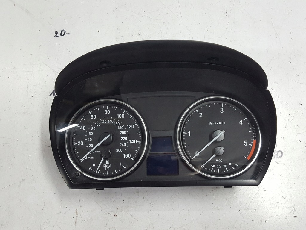 BMW 3 E93 E92 05-08r 3.0 D LICZNIK ZEGARY ANGLIK 9166861