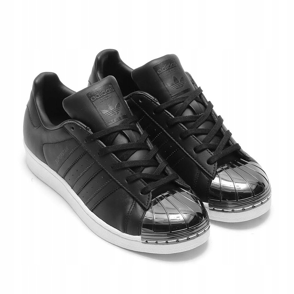 BUTY ADIDAS SUPERSTAR CZARNE METALICZNY CZUBEK 36 7568287508 oficjalne archiwum Allegro