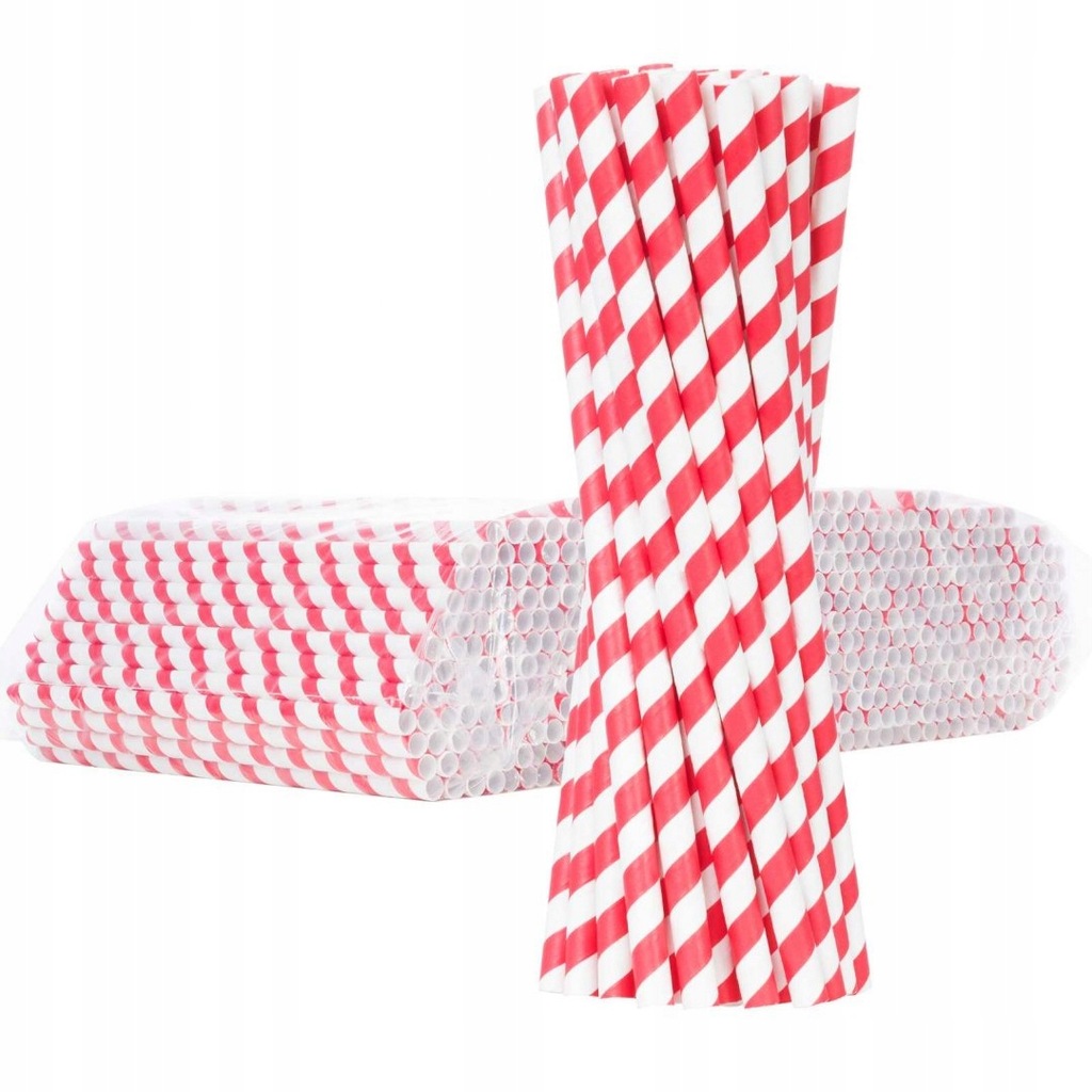 Słomki papierowe BIO ekologiczne PAPER STRAWS grub