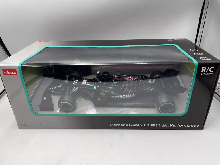 ZDALNIE STEROWANE AUTO MERCEDES AMG F1 WYŚCIGÓWKA POJAZD RC 1:18 RASTAR