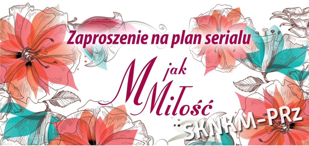 "M jak Miłość" wejście na plan z os. towarzyszącą