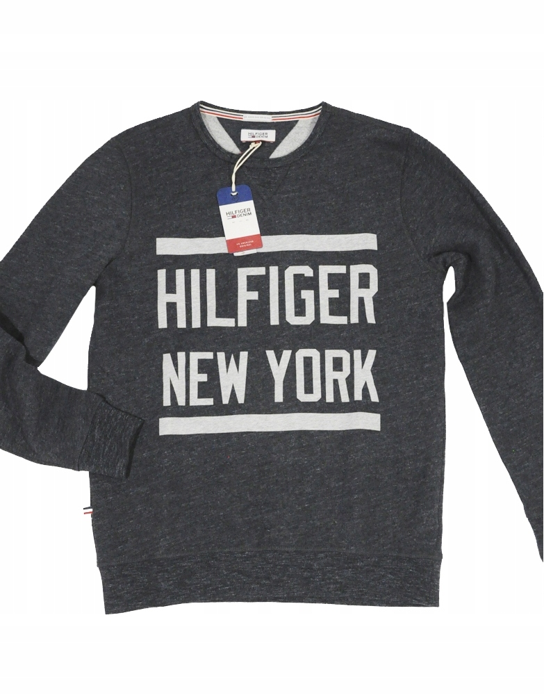 HILFIGER DENIM - Bluza Męska - Basic CN Knit r.L