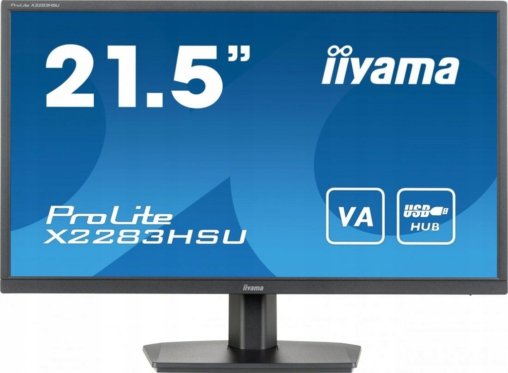 IIYAMA X2283HSU-B1 VA,HDMI,DP,2x2W,2xUSB,1ms,VESA