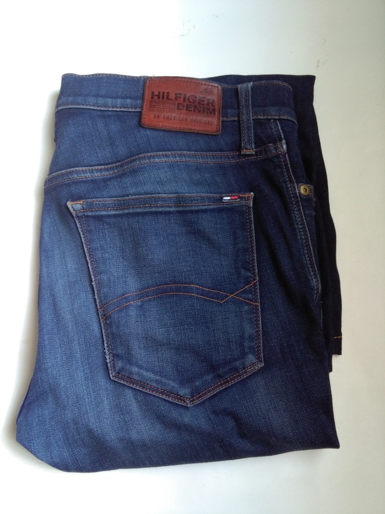 TOMMY HILFIGER SPODNIE JEANSY 33/32 PAS 43,5 DŁ 97