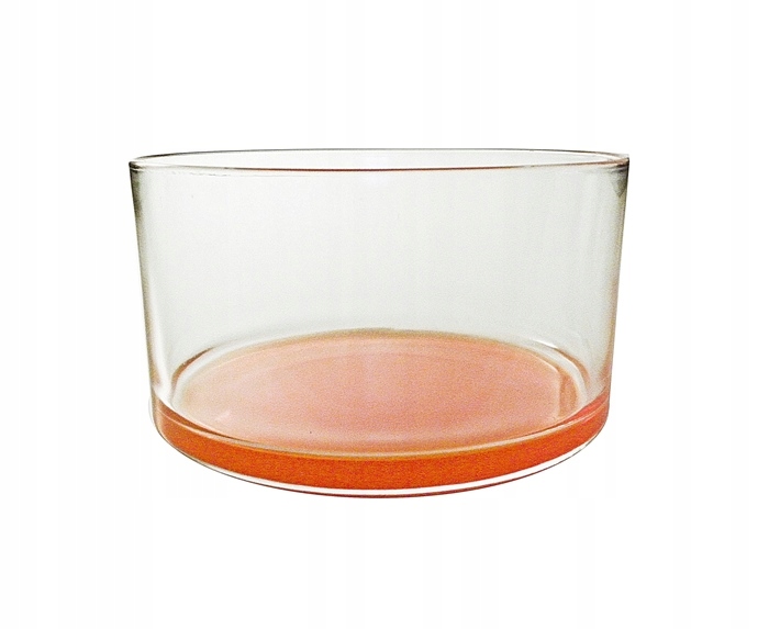 Pomarańczowa Miska do Sałatki 14 cm Miski szklane
