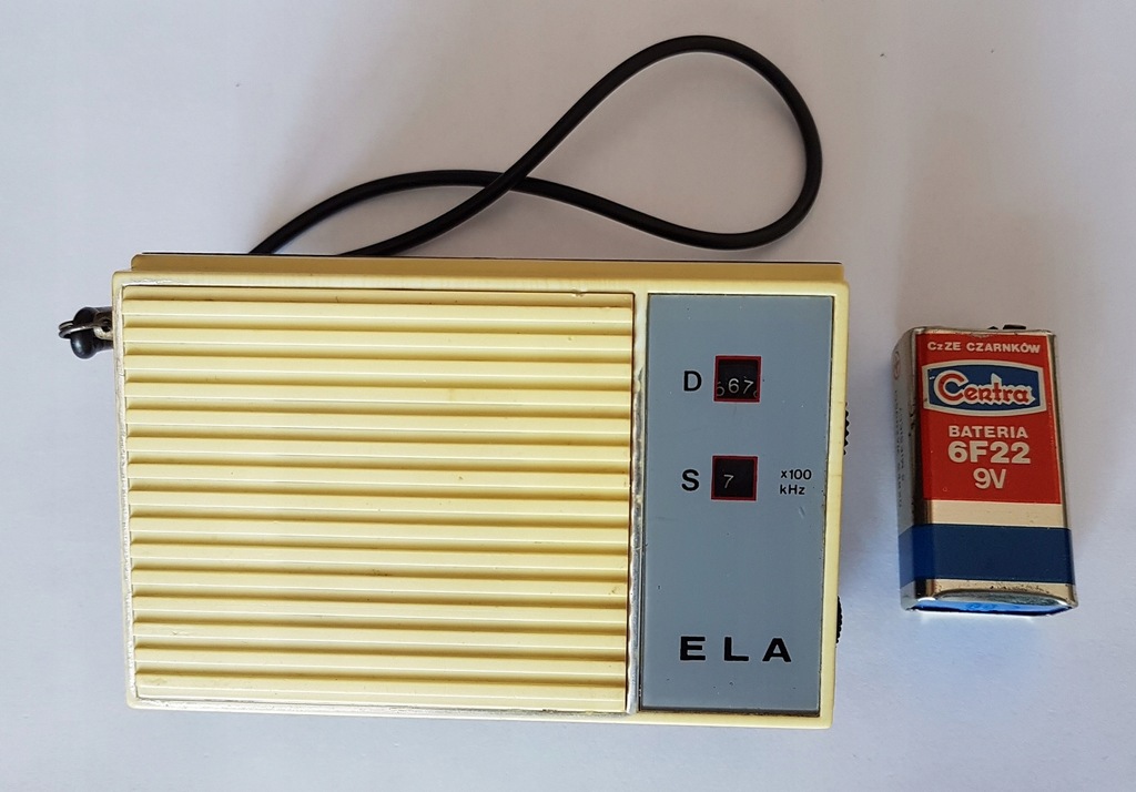 Radio ELA - mini odbiornik z PRL - 11148480296 - oficjalne archiwum Allegro