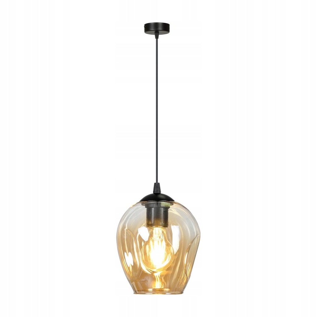 IRIS lampa wisząca, moc max.60W, E27, czarno-złota