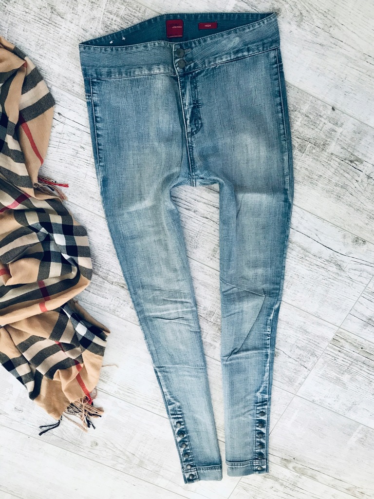 VERO MODA__spodnie dżinsy rurki jeansy__36 S