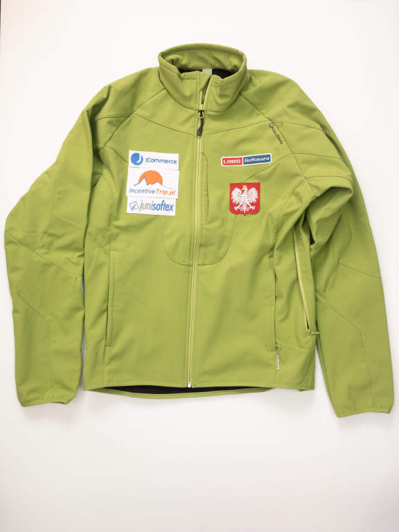 Kurtka softshell z naszywką Godło Polski