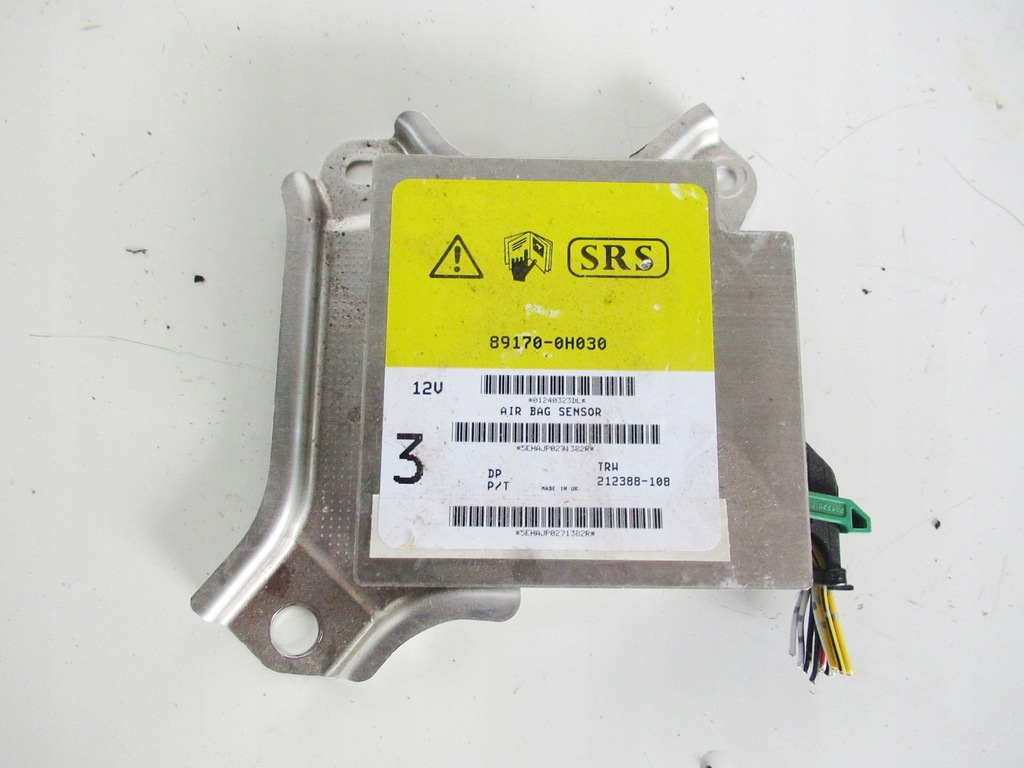 Sensor Poduszek Peugeot 107 Aygo 89170-0H030 - 8288892807 - Oficjalne Archiwum Allegro