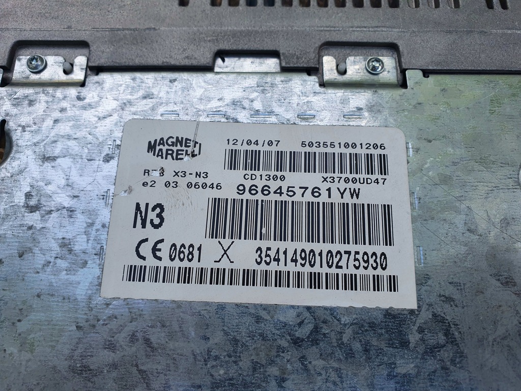 RADIO NAWIGACJA RT3 X3 N3 C5 I LIFT 96645761YW - 12448175436