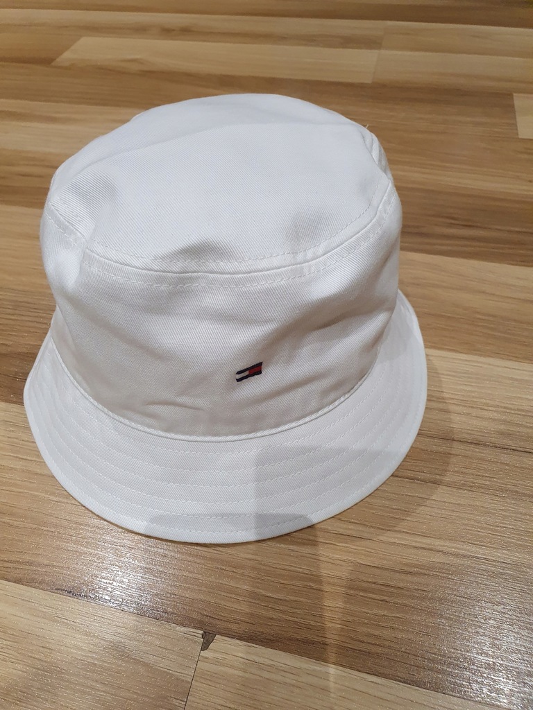 Tommy Hilfiger bucket hat biały czapka kapelusz