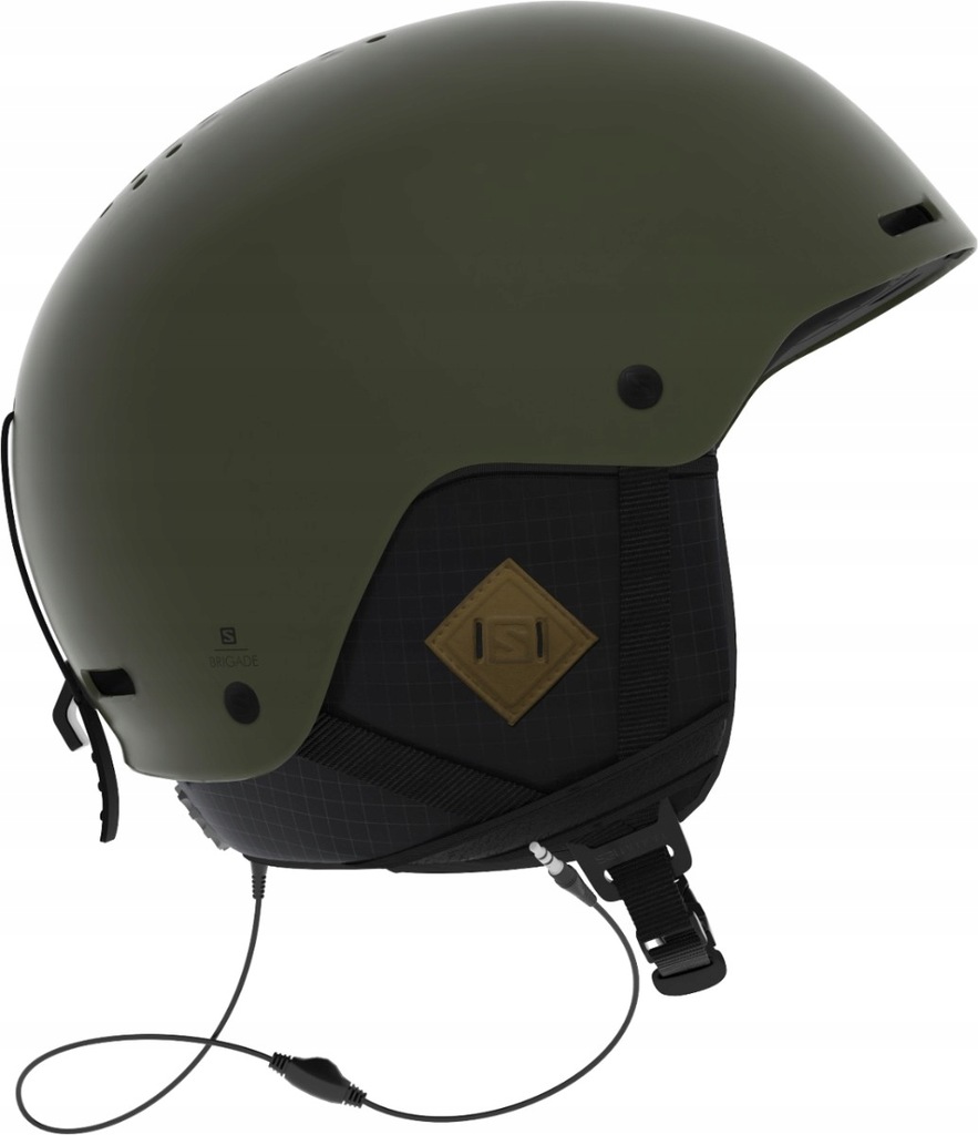 Kask SALOMON BRIGADE+ AUDIO Olive Night 2019 M