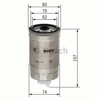Filtr paliwa Bosch 1457434194 CITRO RELAY