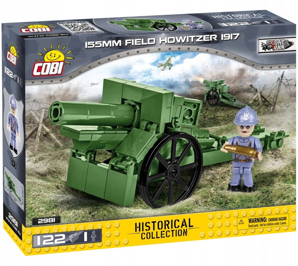 Klocki Small Army 155 mm Field Howitzer