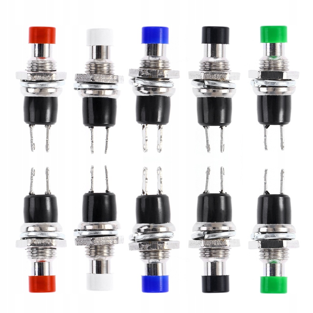 Spst Button Switch Spst Push Button Switch 12 Pcs