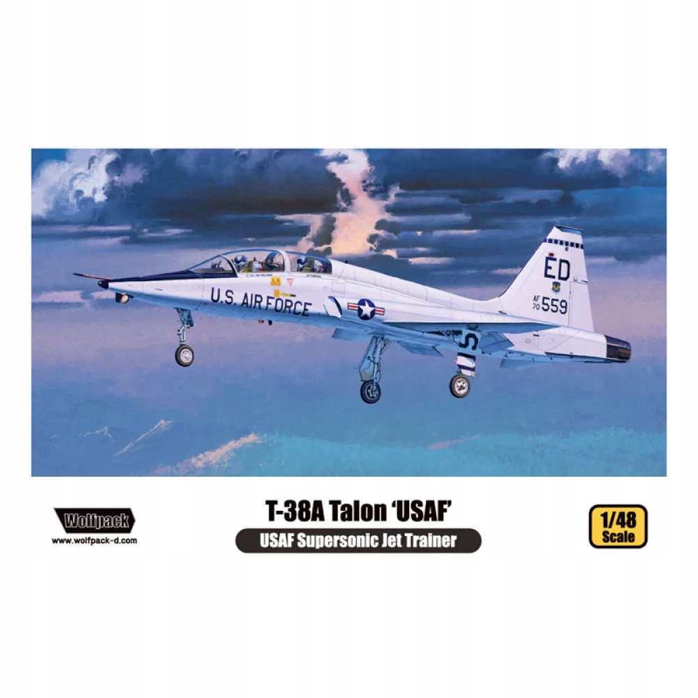 Model plastikowy T-38A Talon 'USAF', Wolfpack WP10001 skala 1/48