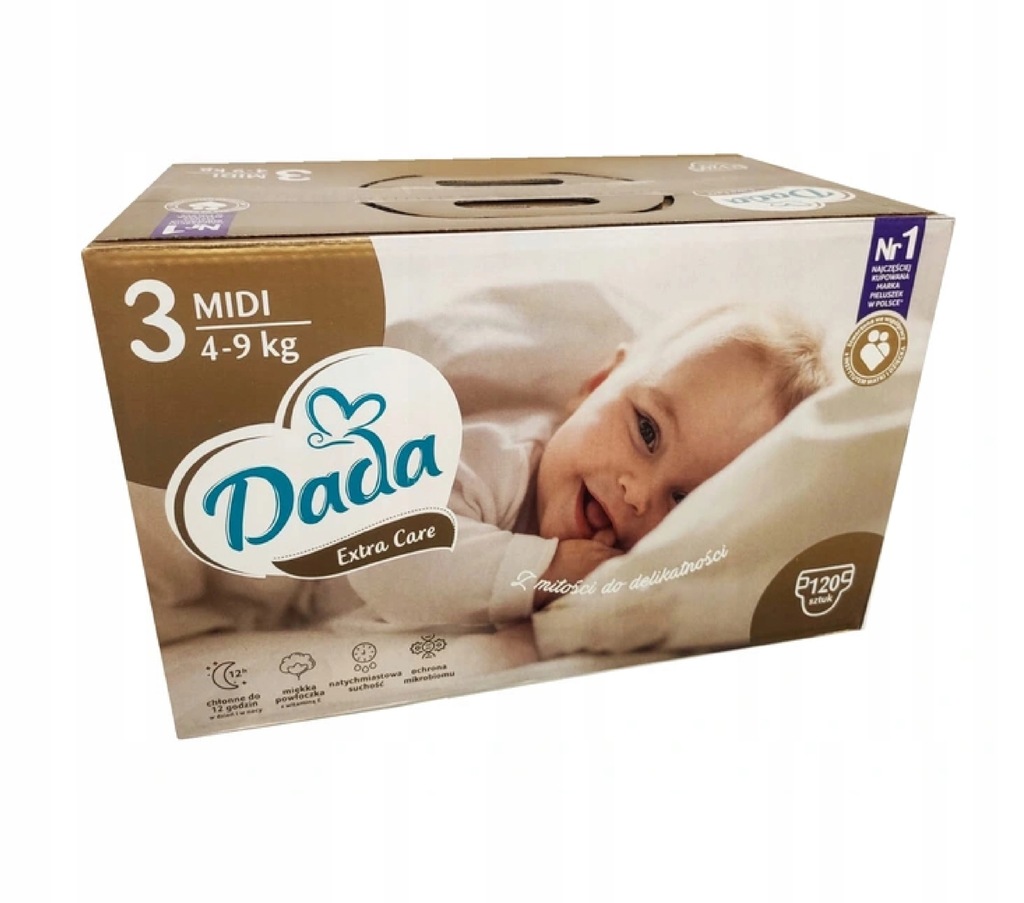Dada Extra Care 3 MIDI BOX GOLD 120 SZT