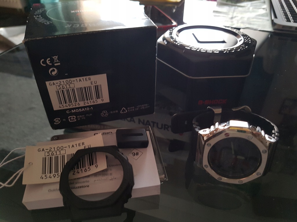 Zegarek męski CASIO G-SHOCK GA-2100 -1A1ER czarny