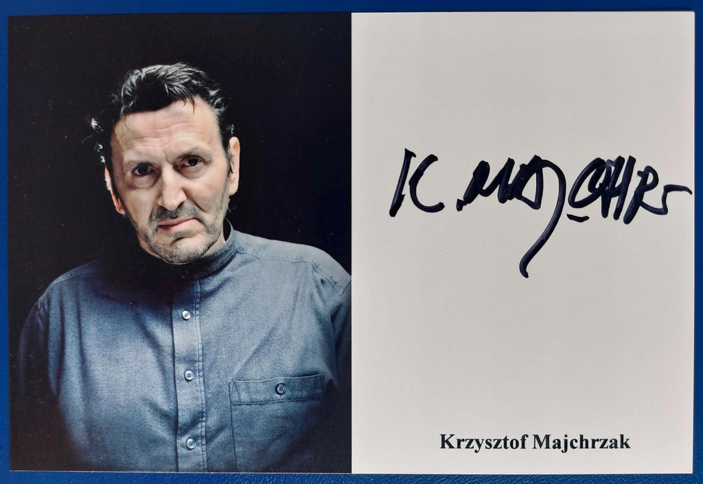 KRZYSZTOF MAJCHRZAK - Autograf - Przemek Dzieciom