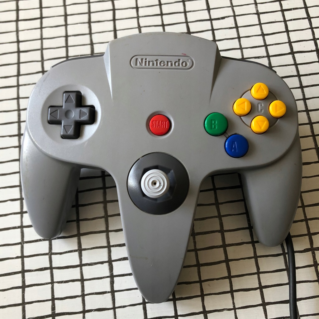 Pad Nintendo 64 szary, oryginalny