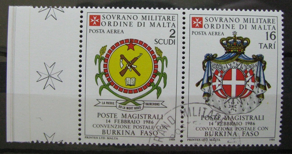 MALTA - ZAKON RYCERSKI P 23-24 - HERBY