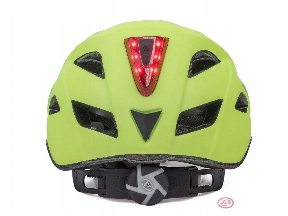 Kask na rower mtb górala AUTHOR LED Żółty 52-58 XS