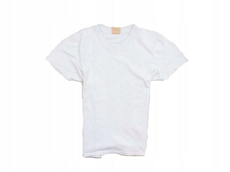 *A Hollister T-shirt Męski V-Neck Bawełna Biała XL
