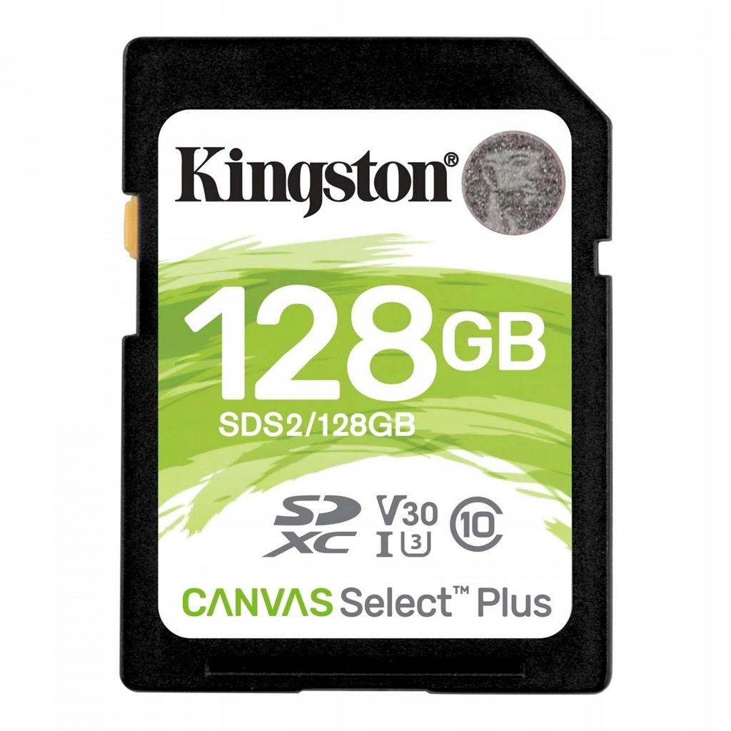 Kingston Canvas Select Plus 128 GB, SDHC, Flash me