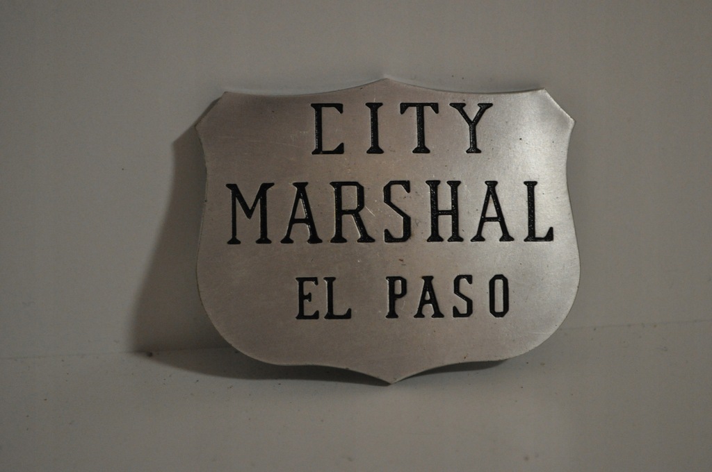 CITY MARSHAL EL PASO ODZNAKA