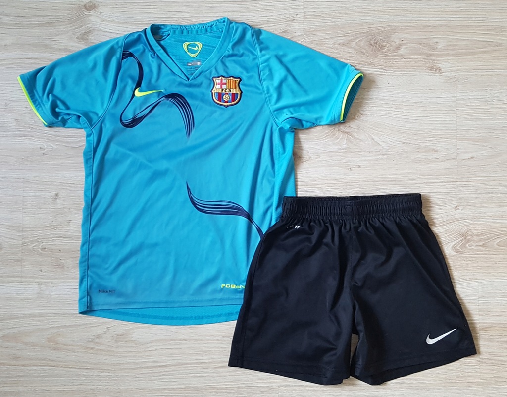 NIKE FC BARCELONA koszulka +spodenki 8-10 lat 134