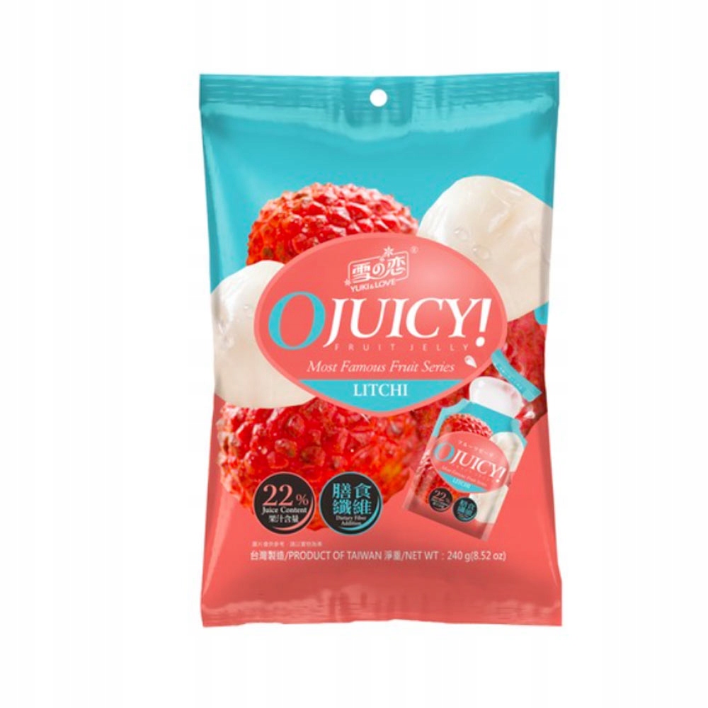 Galaretki o Smaku Litchi Ojuicy 240g Yuki&Love